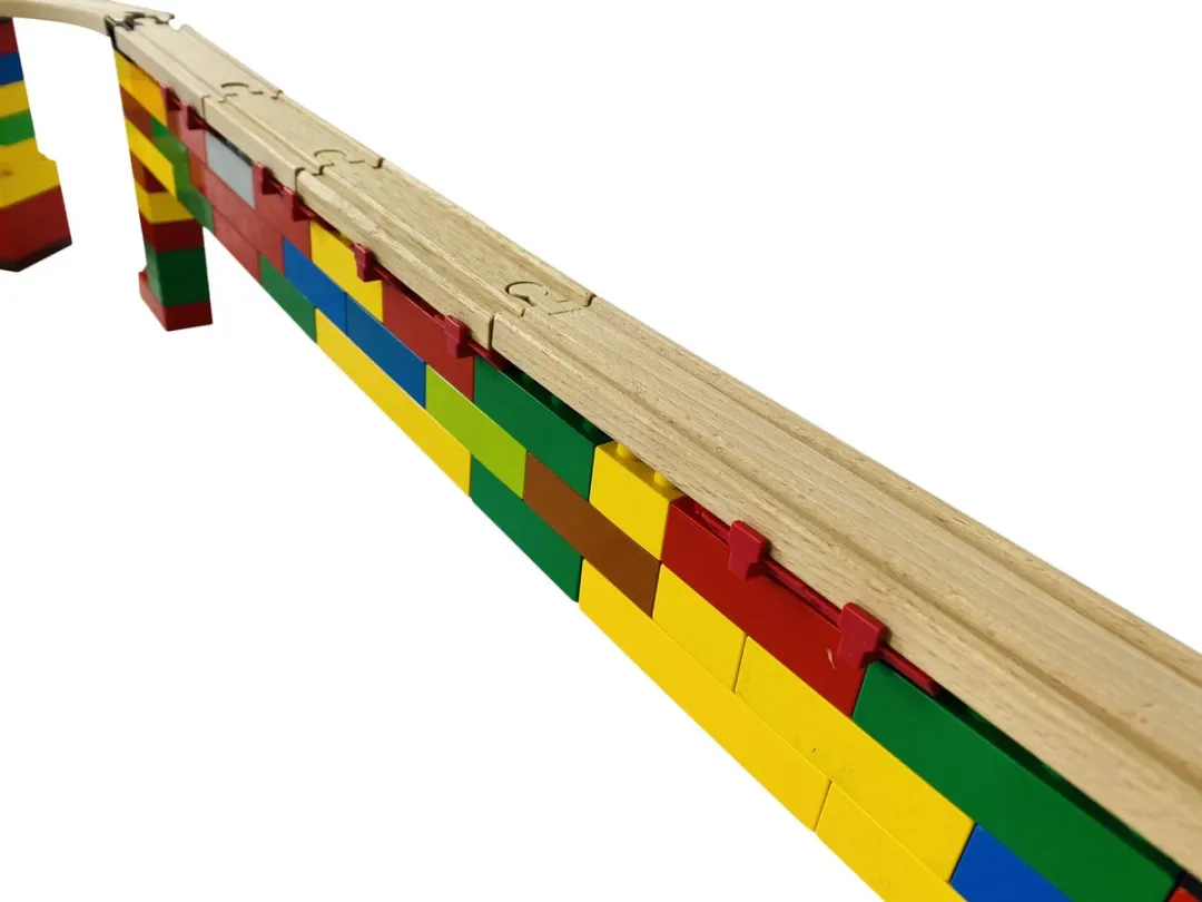 Allround Medium - 20 Brio Duplo Adapters - Treinbaanonderdelen - Houten Treinbaan