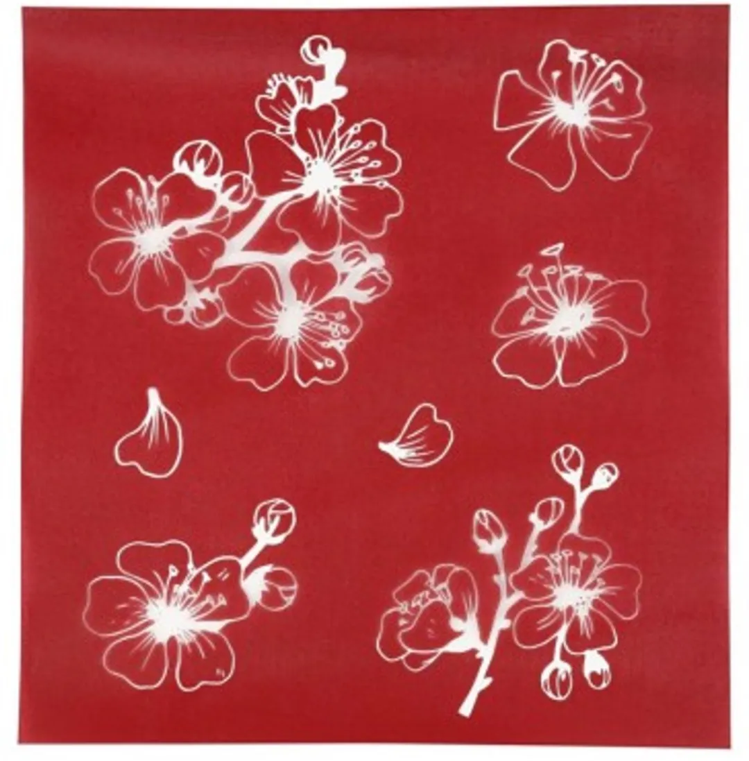 Creativ Company Screen Stencil Bloemen 20x22cm