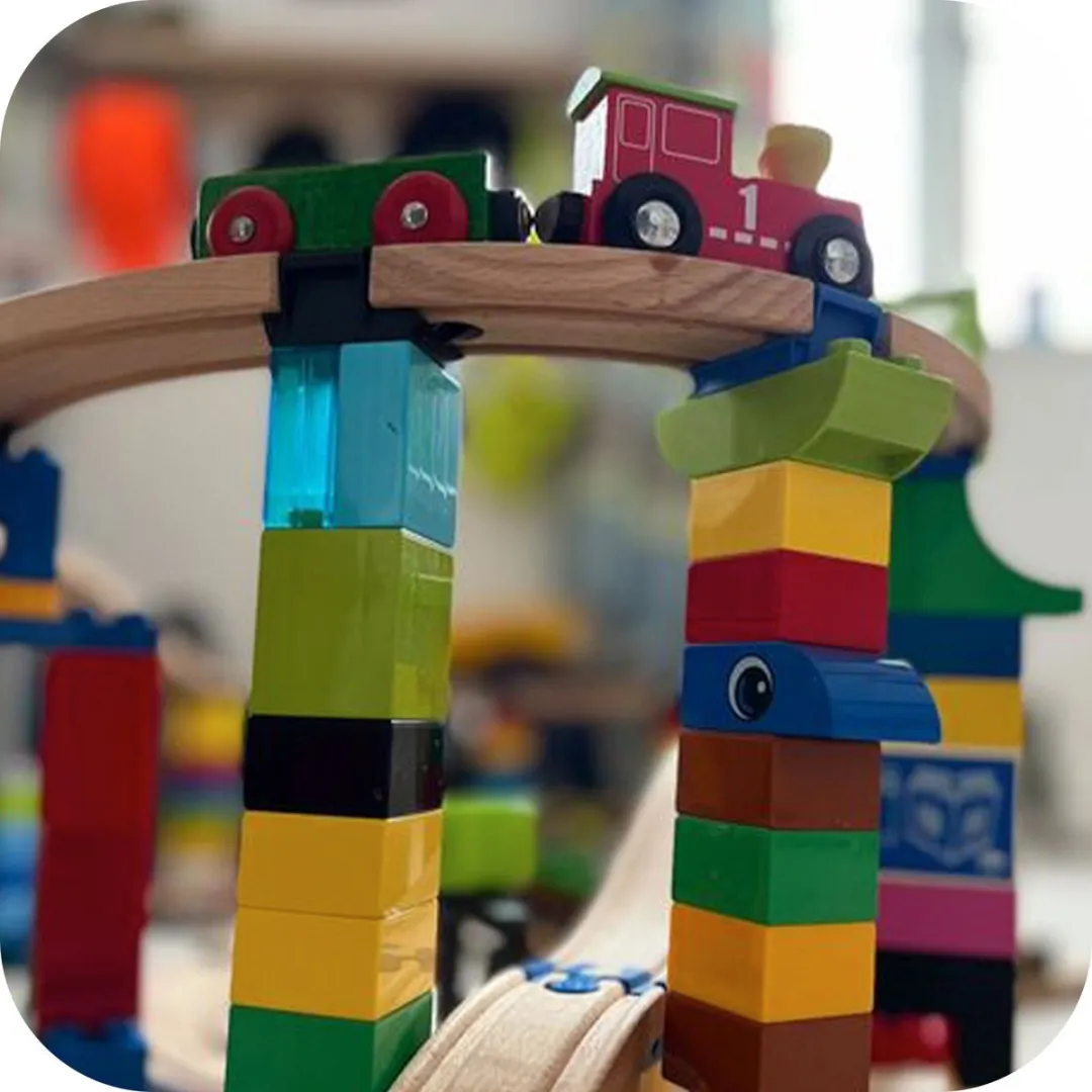 Toy2 Builder Set Track Connectors - 29 Stuks - Veelkleurig