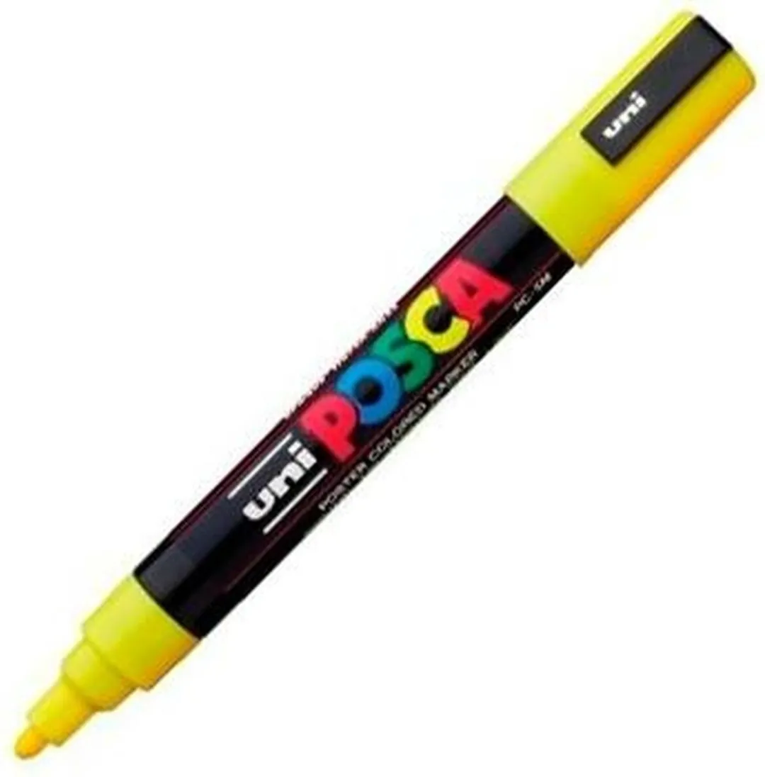 Posca PC-5M Markeerstiften - Bruin - 6 Stuks