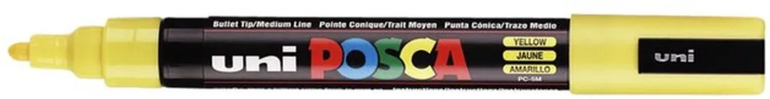 Posca PC-5M Markeerstiften - Bruin - 6 Stuks