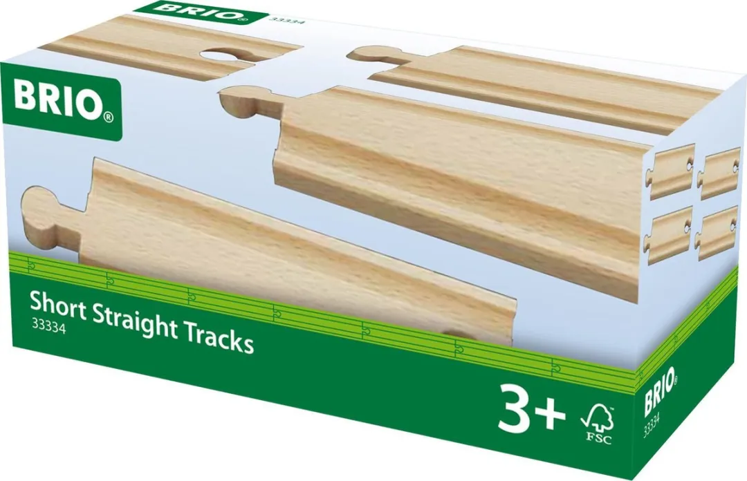 BRIO Halve Rechte Rails 33334