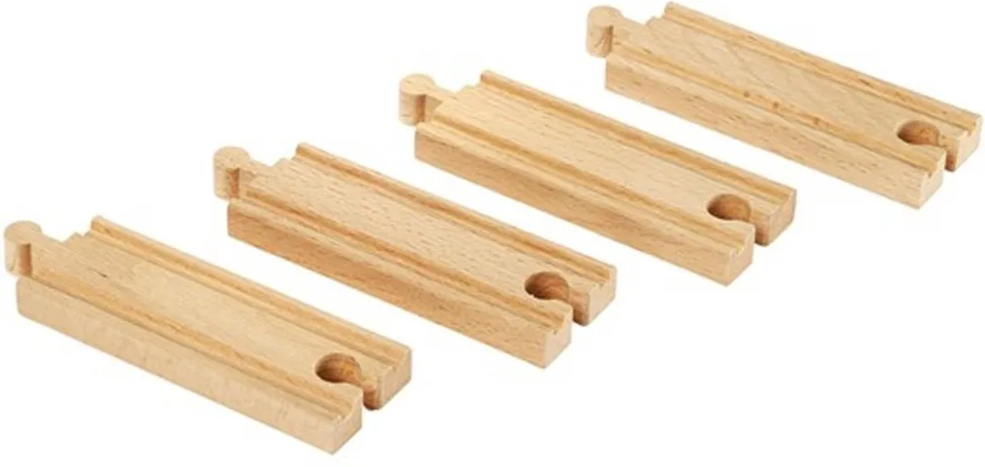 BRIO Halve Rechte Rails 33334 - Multicolor - afbeelding 6 van 6