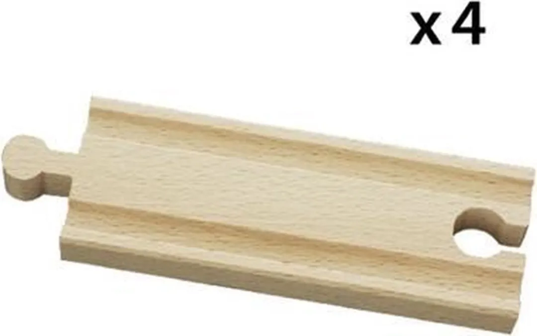 BRIO Halve Rechte Rails 33334 - Multicolor