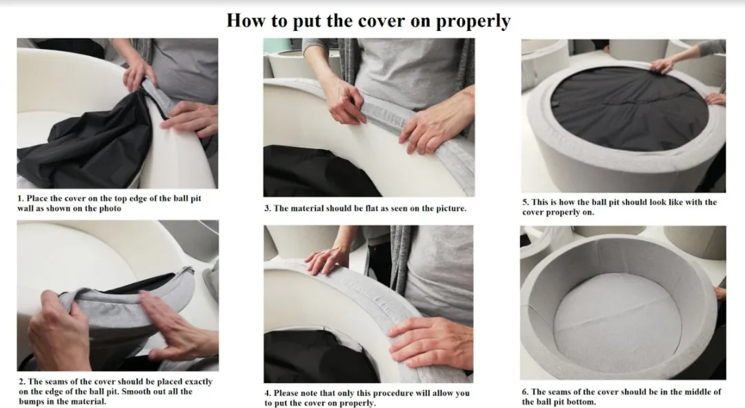 KiddyMoon Foam speeltuin PPZP-OK30D-135 met ballen heide: pastel-beige-powderroze-parel zwembad 200/gourd/tunnel/ramp L/semi-schacht L Speeltoestel