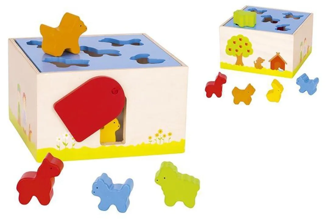 Goki Sort Box Farm Animals 58665 - Multi Kleuren - afbeelding 6 van 6