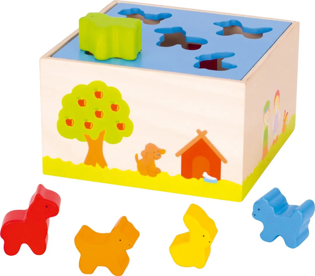 Goki Sort Box Farm Animals 58665 - Multi Kleuren