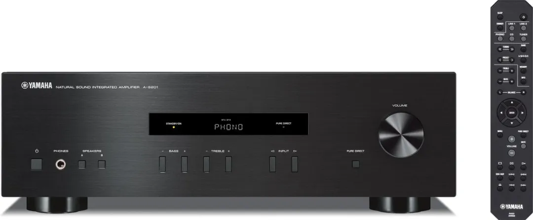 Yamaha A-S201 Stereo Versterker - 100W - Zwart
