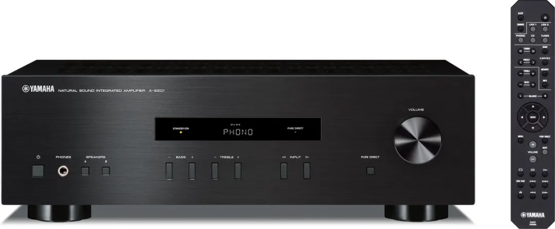 Yamaha A-S201 Stereo Versterker - 100W - Zwart