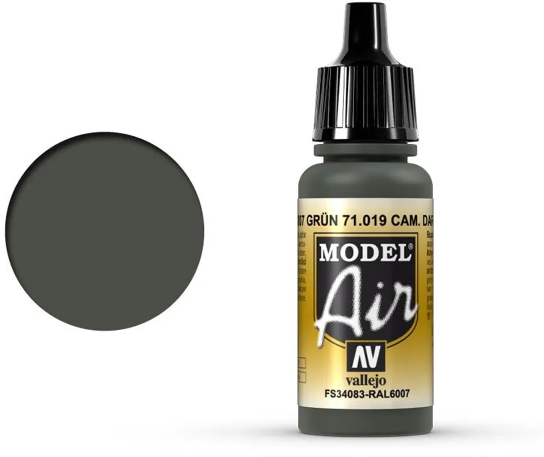 Vallejo Model Air Camouflage Dark Green Acrylverf 17ml