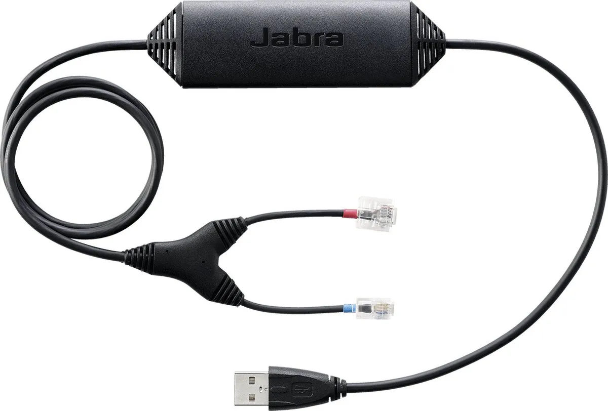 Jabra 14201-30 Electronic Hook Switch - USB - 0.9m - Zwart