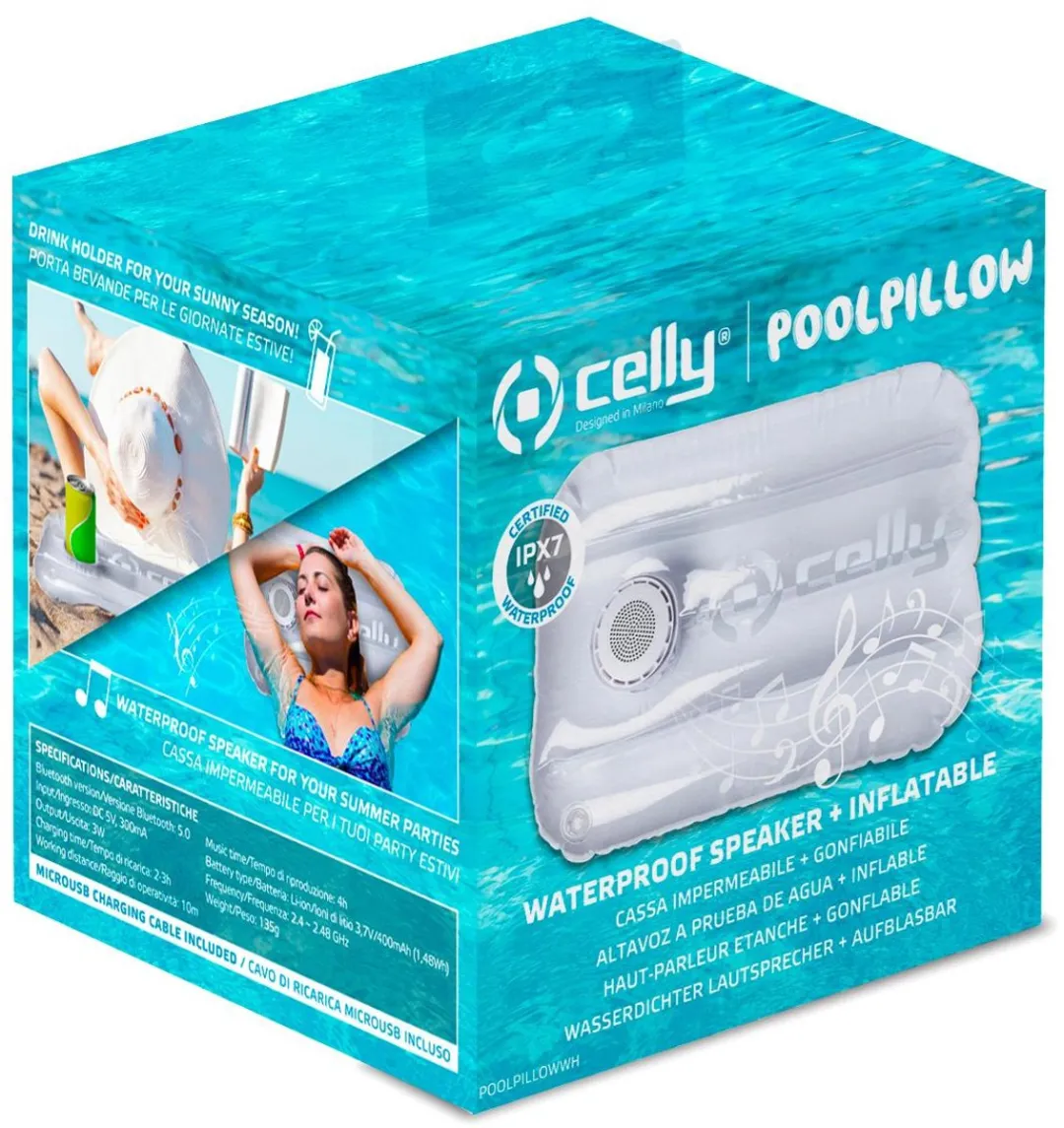 Celly - Pool Pillow 3W with Speaker