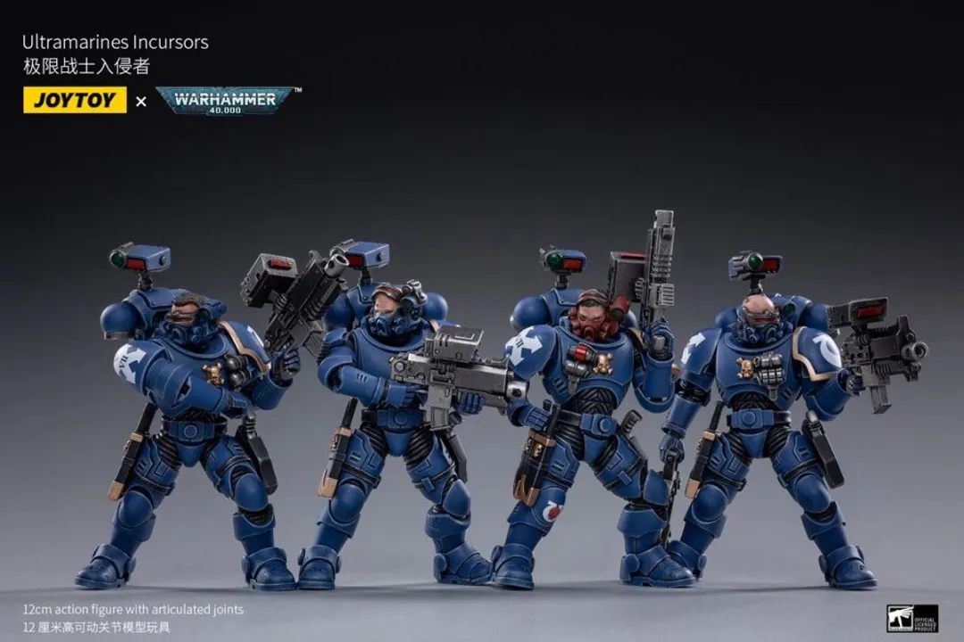 Joy Toy Warhammer 40k Ultramarines Incursors 12cm 4-Pack