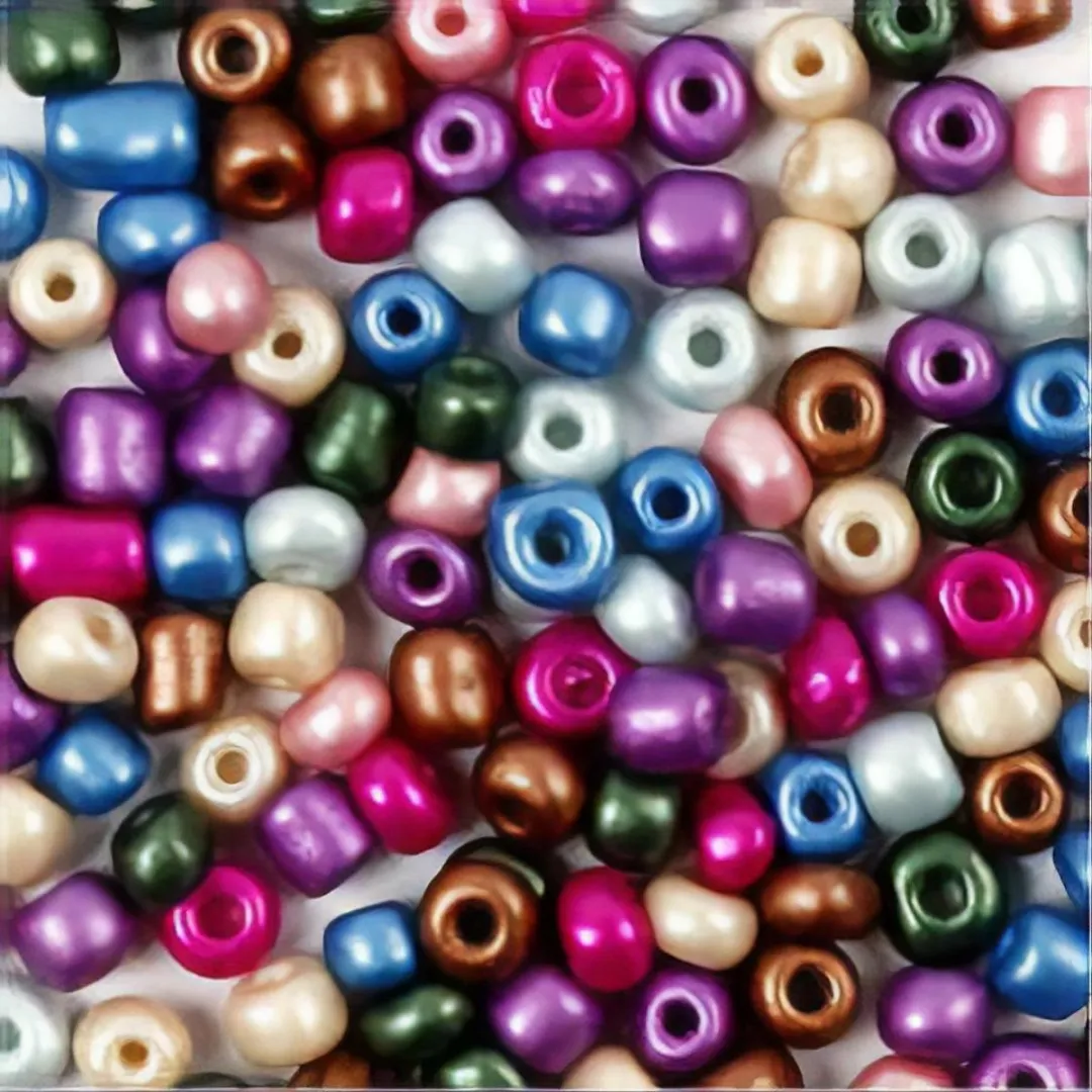 Creativ Company Creotime Rocaille-mix 5mm Metallic - Roze