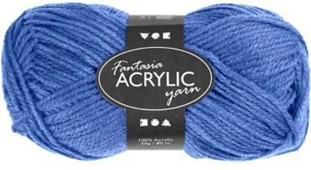 Creativ Company Blauw Acryl Garen 80m