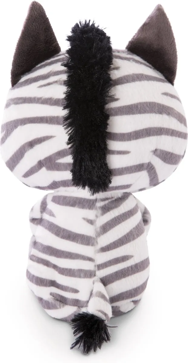 Nici Knuffelzebra Mankalita 25cm - Wit/Bruin