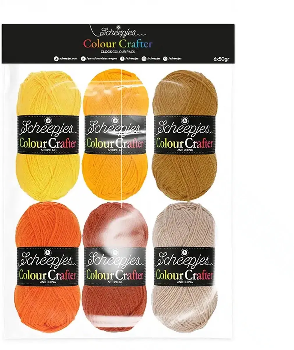 Scheepjes Colour Crafter Clogs