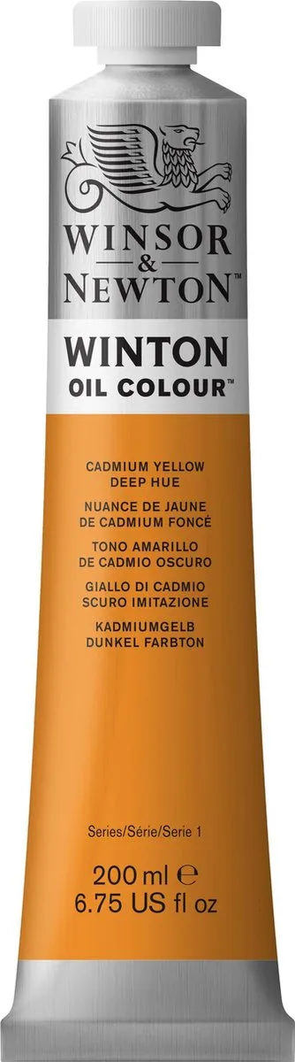 Winsor & Newton Winton Olieverf Cadmium Yellow Deep Hue 200ml