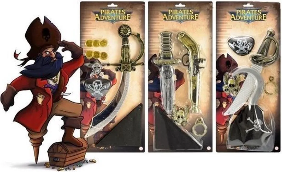 Toi-Toys Verkleedset Piraten 5-delig