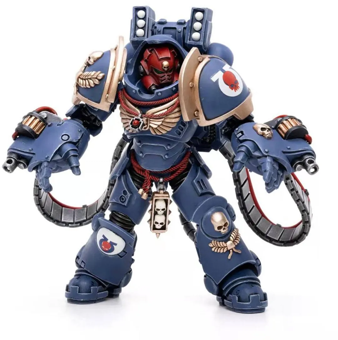 Joy Toy Warhammer 40k Ultramarines Aggressors 3-Pack 12cm - JT2184 - Multicolor