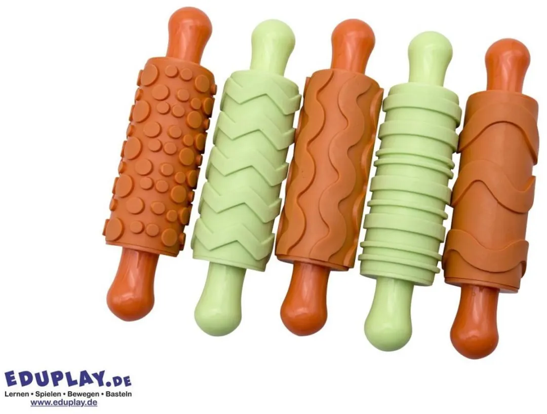 Eduplay rubber rollers speelgoed set - creatieve patronen voor kinderen.