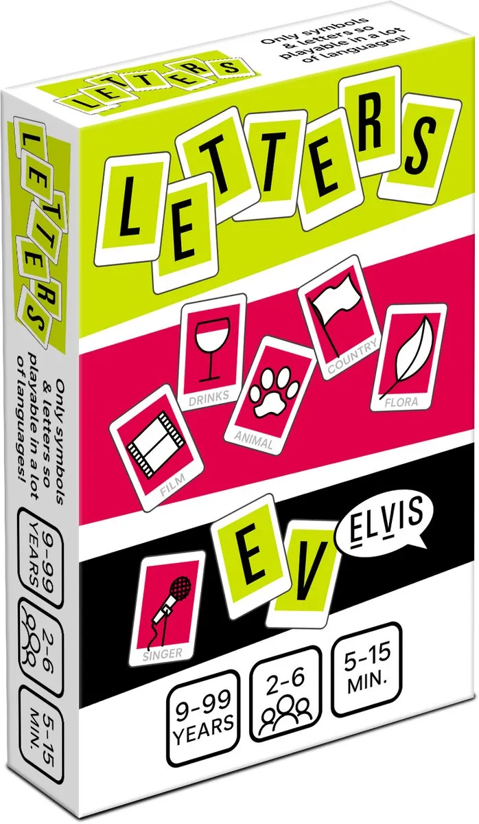 Letters Pocketformaat Kaartspel - 2-6 Spelers