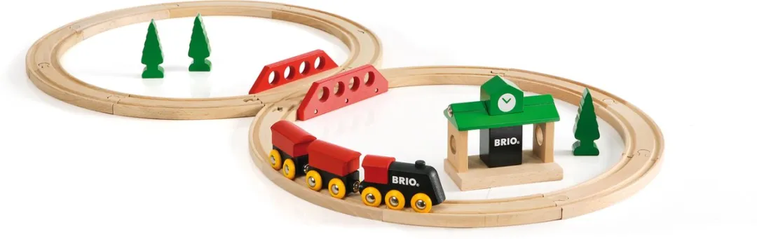 BRIO Klassieke Treinset 33028 - Rood