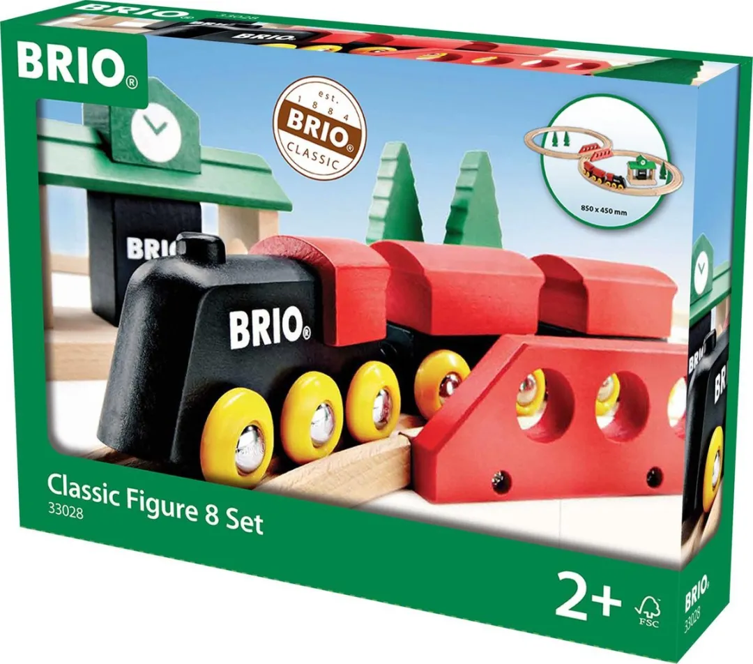 BRIO Klassieke Treinset 33028 - Rood