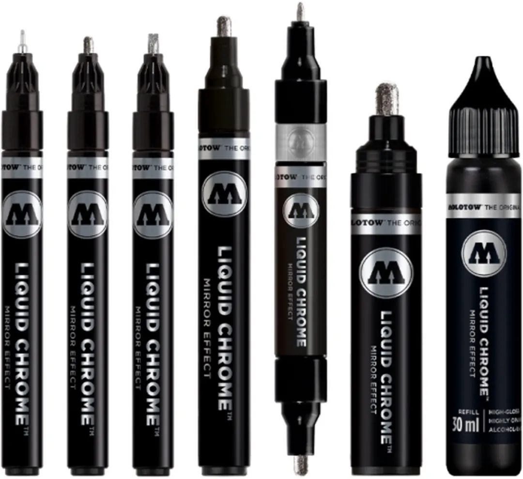 Molotow Liquid Chrome Twin Tip Marker 1,5mm/4mm