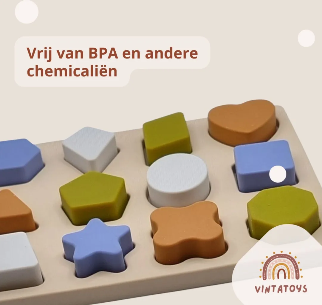 VintaToys Peuter Puzzel 12 Stukken - 0115