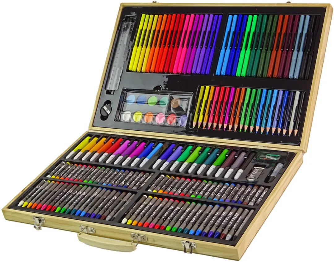 Lean Toys Houten Verfset 180 Delen