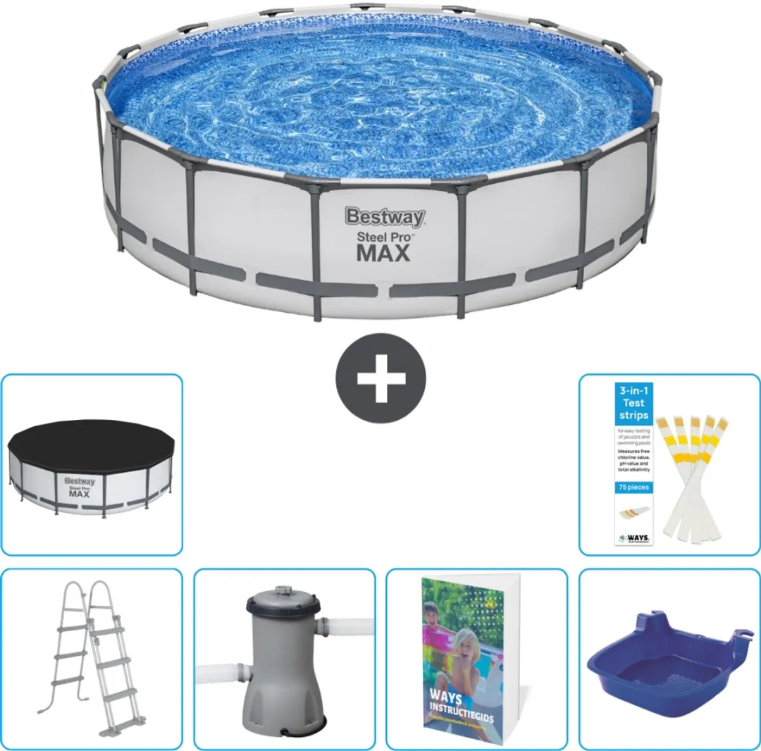 Bestway Steel Pro MAX Zwembad 457x107cm