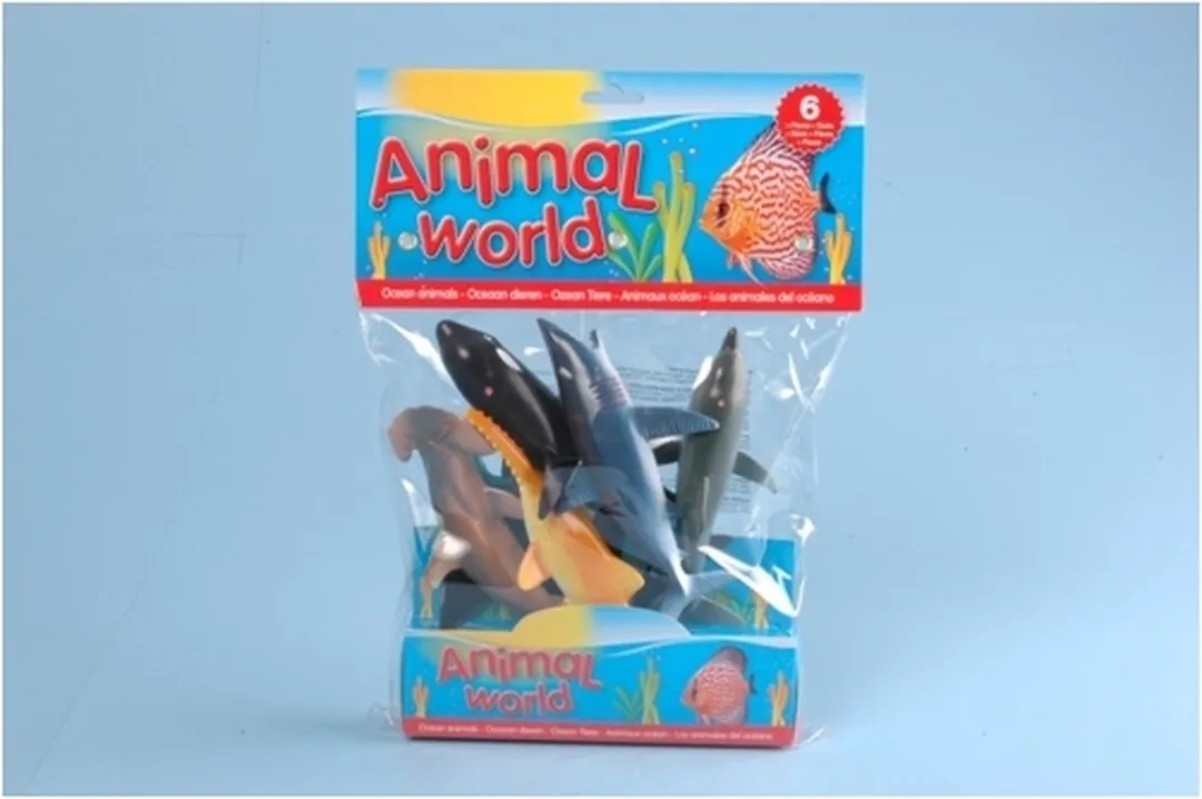 Johntoy Animal World Oceaan Dieren - 6 Stuks - afbeelding 6 van 6