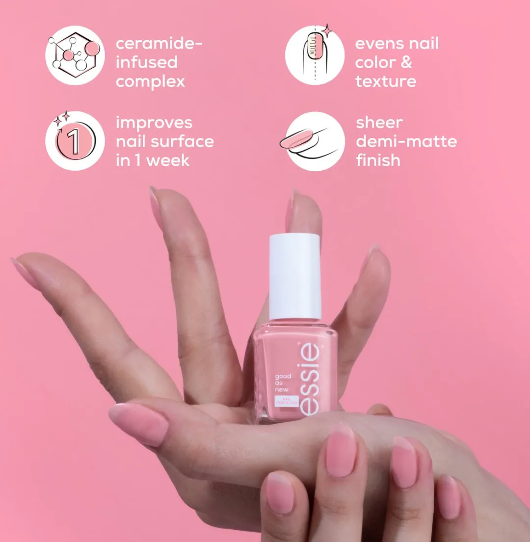 essie Good as New Nail Perfector Nagellak 13.5ml - Transparante roze tint