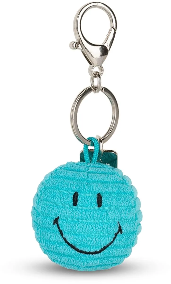 Bon Ton Toys Smiley Sleutelhanger - Teal 4.5cm