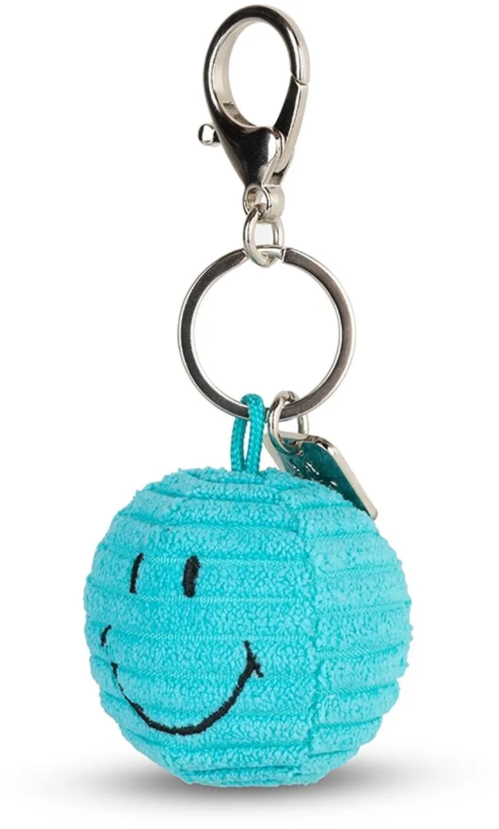 Bon Ton Toys Smiley Sleutelhanger - Teal 4.5cm