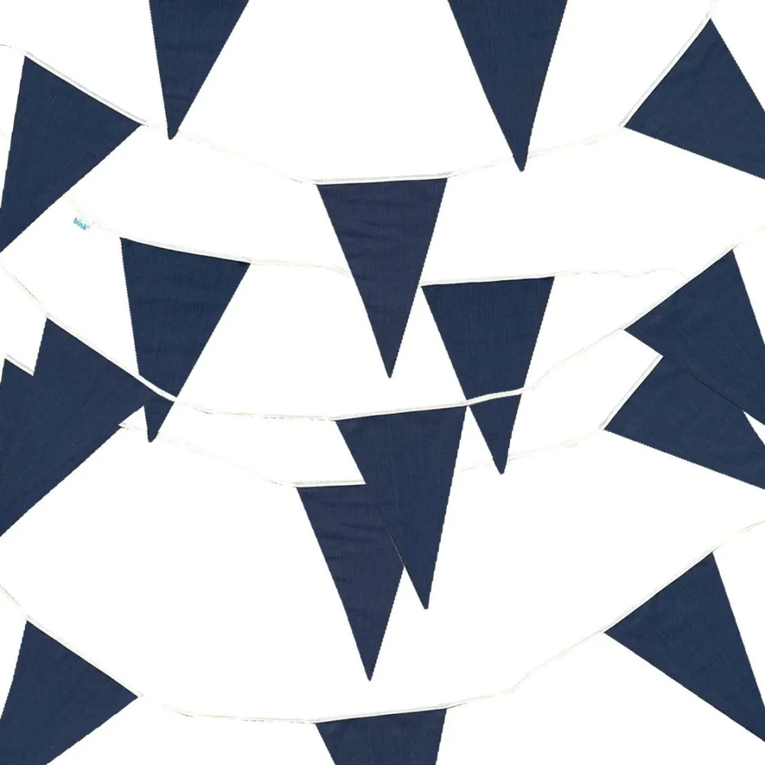 BINK Bedding Stoffen Slinger Vlaggenlijn Bo Jeansmodel XXL - 10m - 21 Stuks