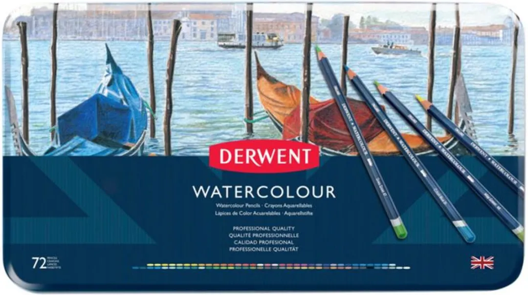 Derwent Watercolour Potloden 72 Stuks
