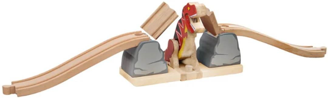 Bigjigs T-Rex Barstende Brug BJT278 - Multicolor