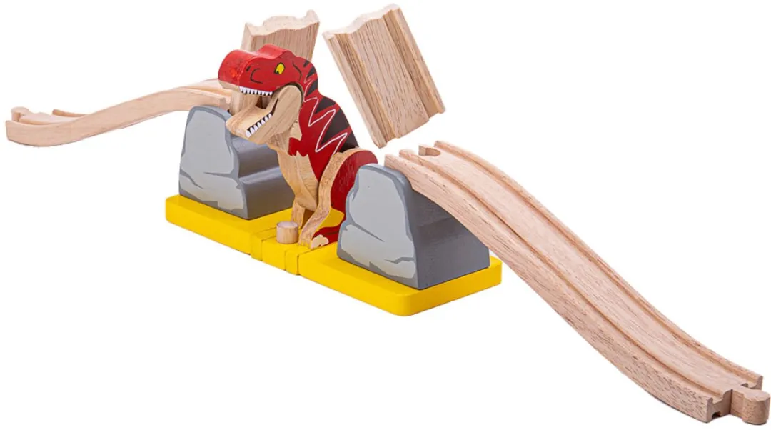 Bigjigs T-Rex Barstende Brug BJT278 - Multicolor