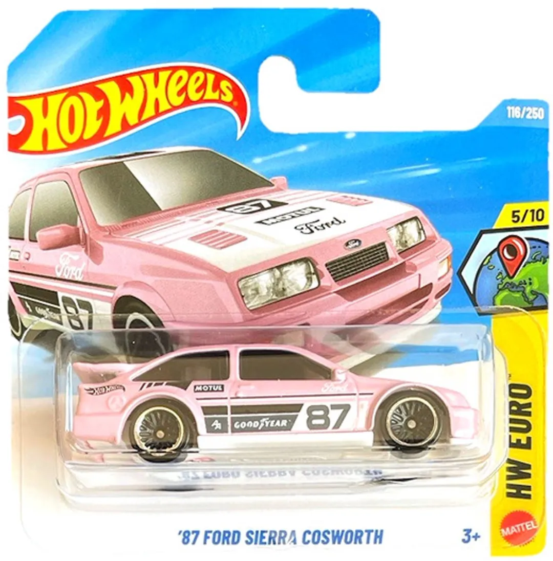 Hot Wheels '87 Ford Sierra Cosworth Princess Pink 21A