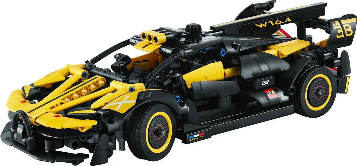 LEGO Technic Bugatti Bolide Bouwpakket 905 Stukken - Meerkleurig - afbeelding 6 van 6