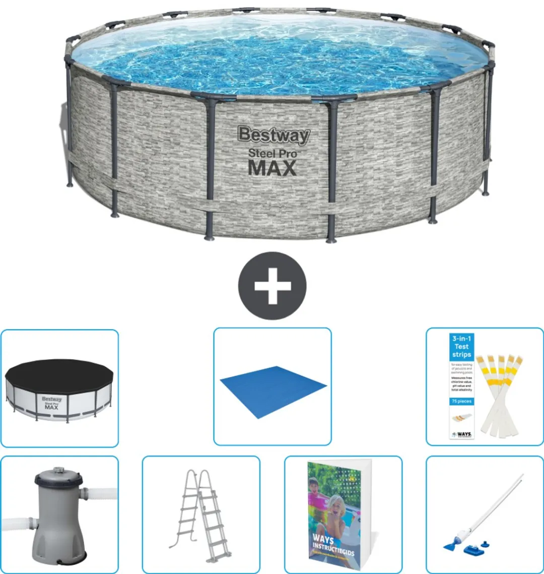 Bestway Steel Pro MAX Zwembad 427x122cm