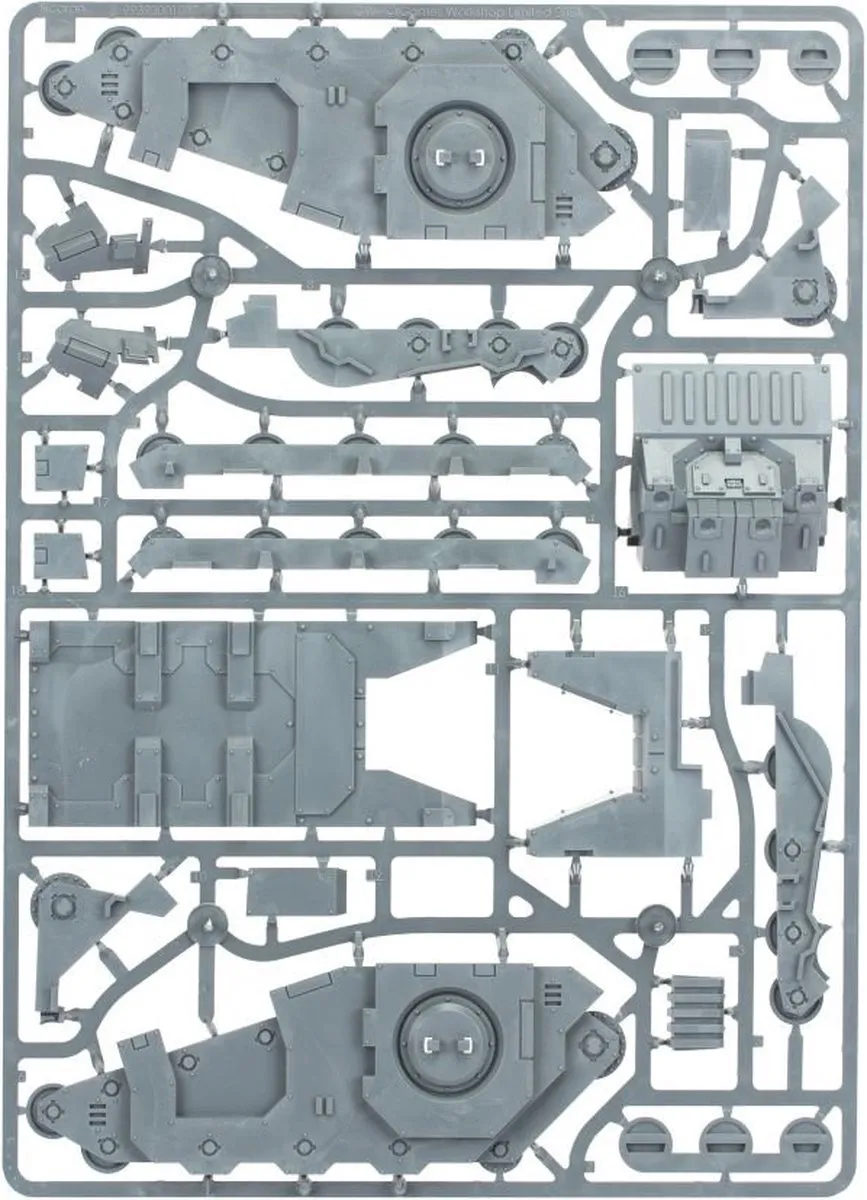 Games Workshop Horus Heresy Sicaran Battle Tank 204 Onderdelen