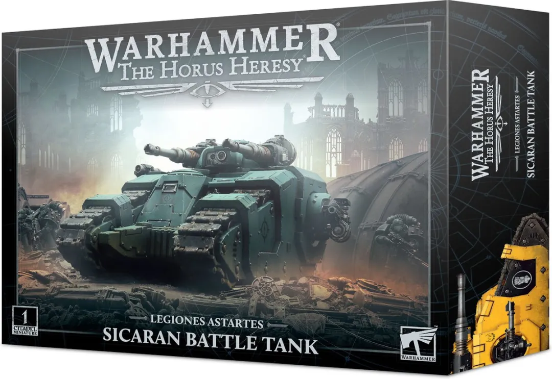 Games Workshop Horus Heresy Sicaran Battle Tank 204 Onderdelen