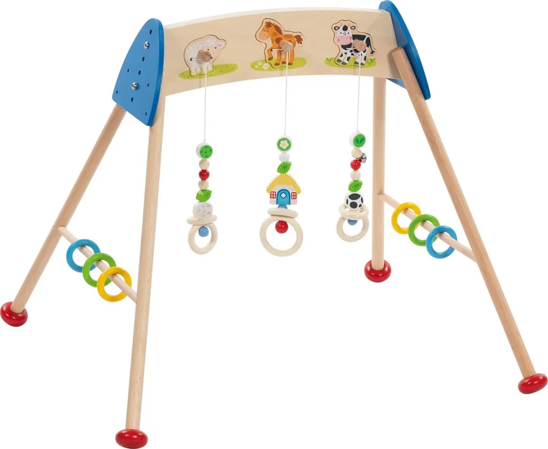 Goki Baby Gym Farm Animals - 6 Speelelementen - Multikleuren