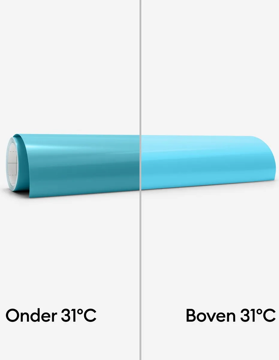 Cricut Color Change Vinyl HOT Permanent 30x60cm - Blauw