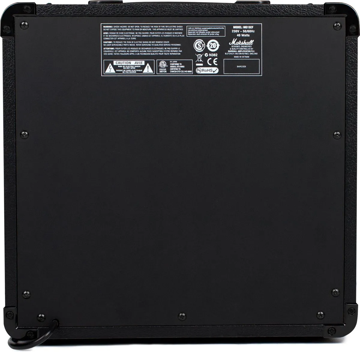 Marshall MG15GFX Gitaarversterker 15W - Zwart