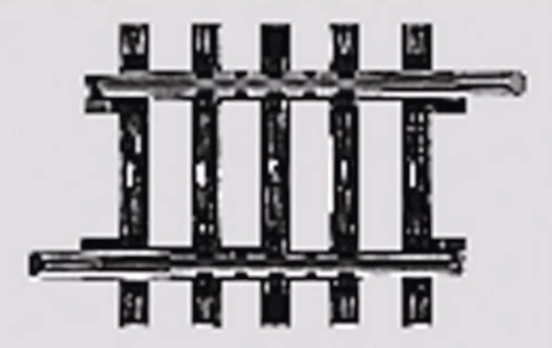 Märklin H0 K-rails 2208 Rechte Rails - 10 Stuks