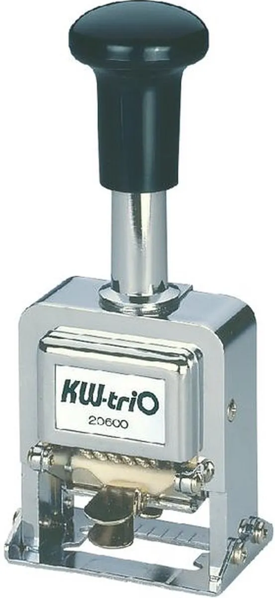 Quantore Numeroteur Stempel KW-Trio 206 - 6 Cijfers - Metaal